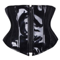 Sexy Short PU Leather Waist Clip Corset European and American Court Corset